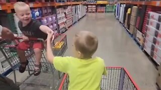 Brothers Share Special Bond, Hate Being Apart In Grocery Store