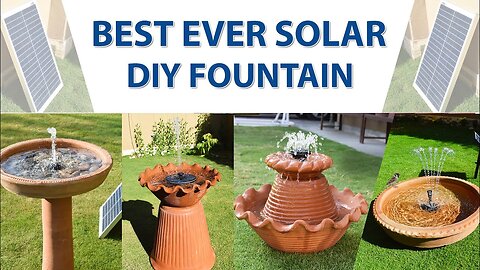 HOME MADE AMAZING SOLAR FOUNTAIN ⛲🪔🔥