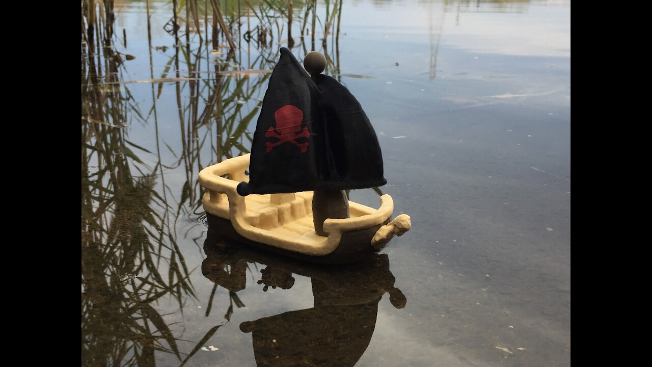 3D Printed Toy Pirate Ship