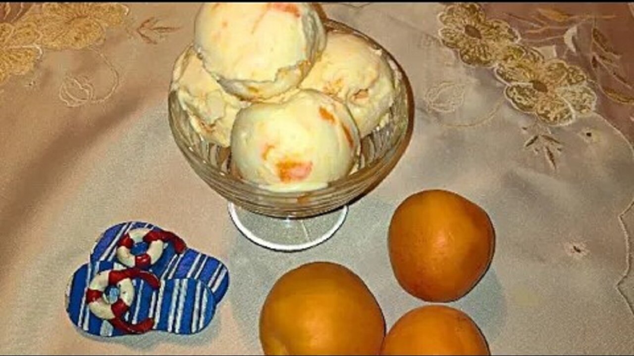 Apricot ice cream Step by step recipe