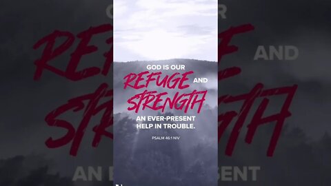 Who is God? Read Psalm 46:1