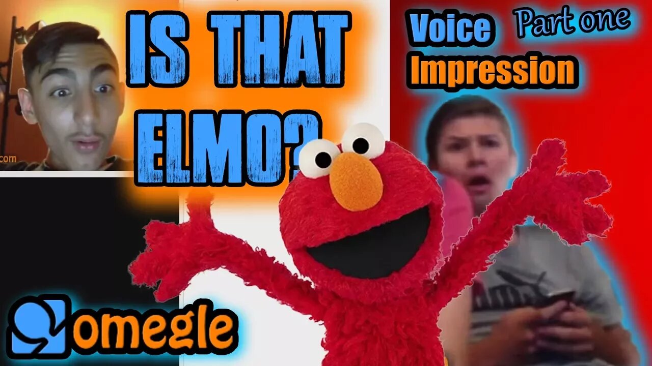 Elmo goes on Omegle! | Elmo voice impression | Part one | Omegle #11