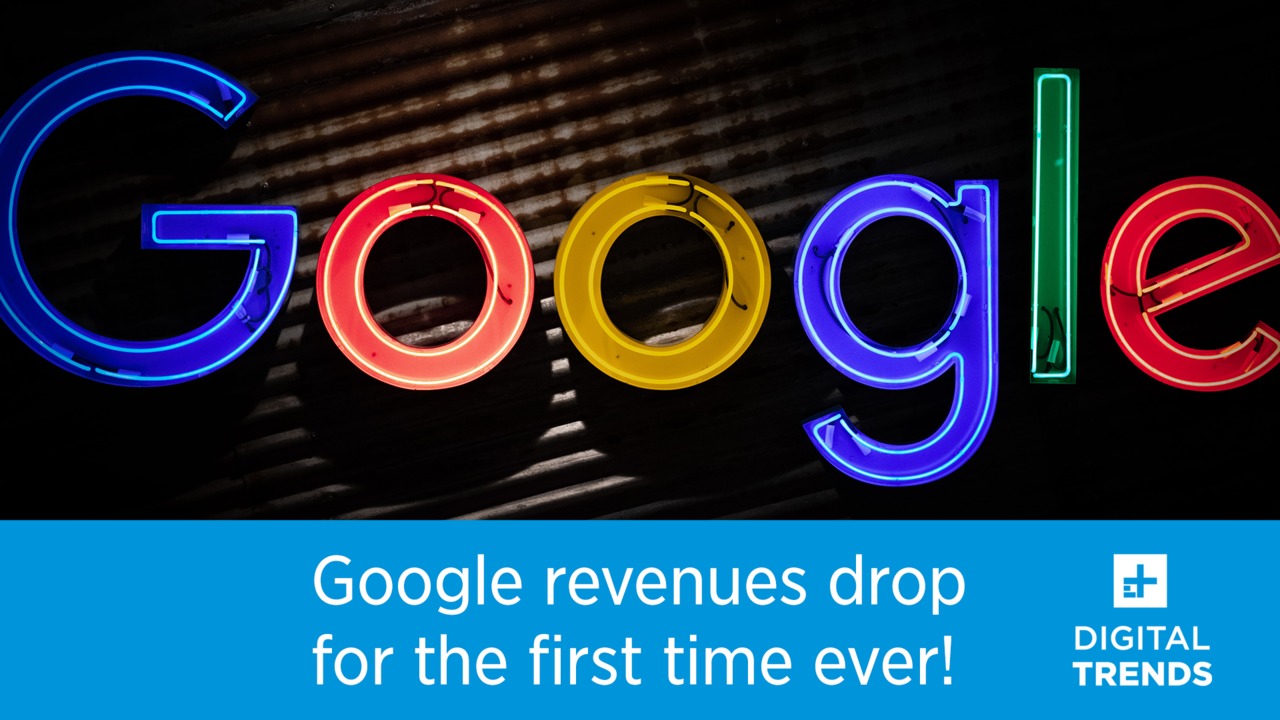 Google revenues drop for the first time ever!