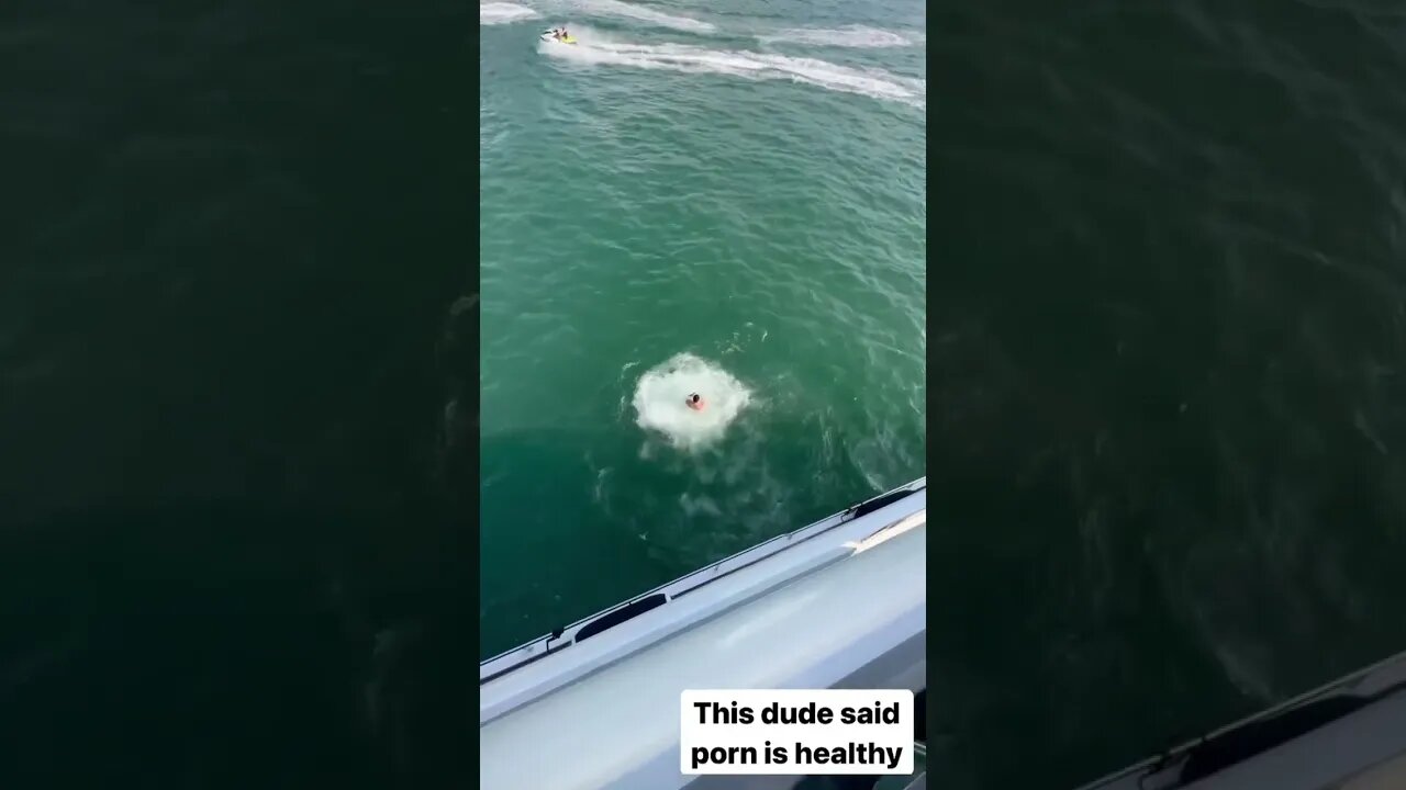 SNEAKO JUMPS OFF A YACHT!