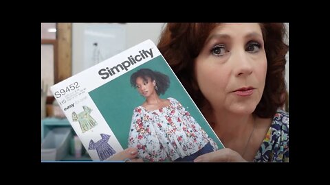 Sewing Simplicity 9452 pleated top, tips and review