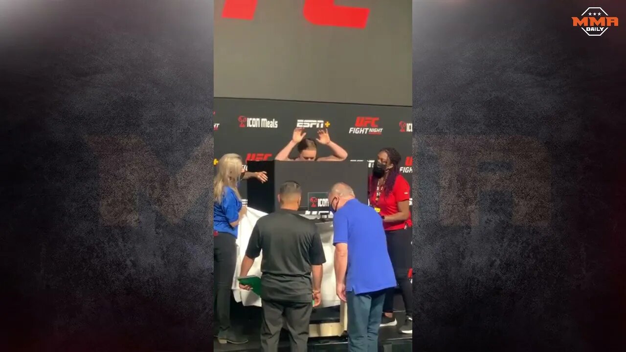 Aspen Ladd's scary weigh-in UFC Vegas 38