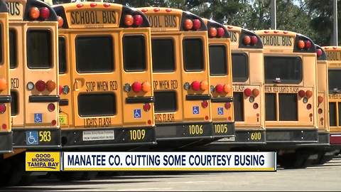 Courtesy busing cut route-by-route in Manatee County due to bus driver shortage