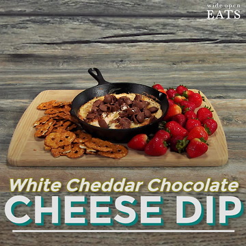 White Cheddar Chocolate Dip