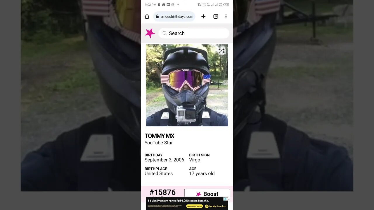 HAPPY 17 BIRTHDAY TOMMY MX YouTube Star