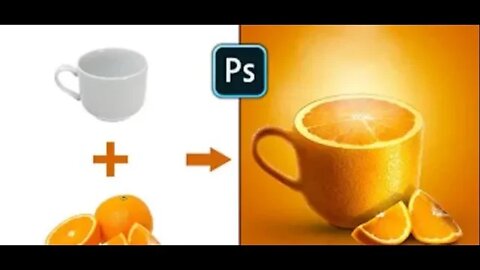 How to Create an Orange Cup Photo Manipulation in Photoshop||#edit #photoshop