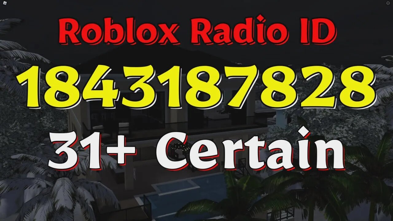 Certain Roblox Radio Codes/IDs