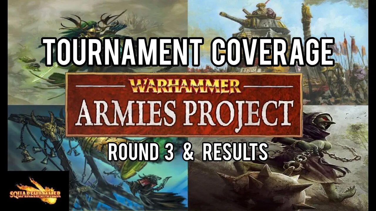 TOURNAMENT: RESULTS & COVERAGE of ROUND 3 Warhammer Fantasy Battle Report WAP Walk Around