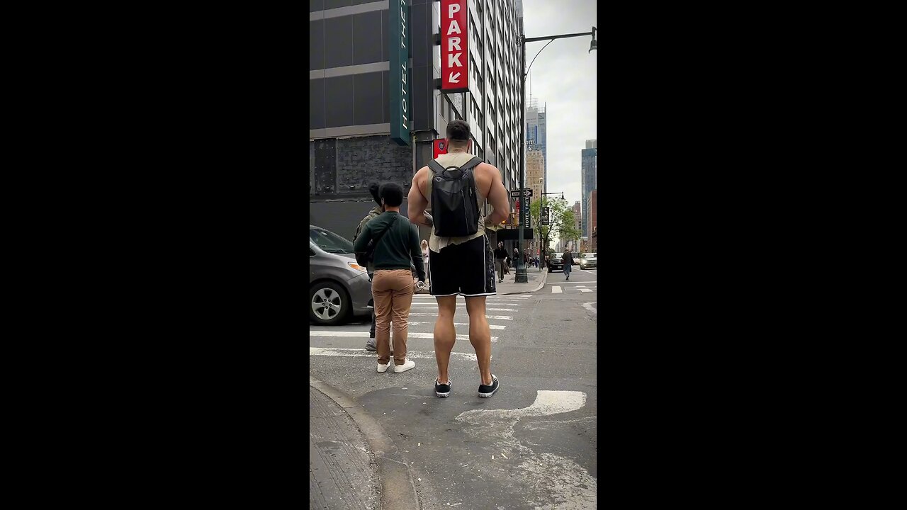 Today I saw such a big man whom everyone is afraid of...