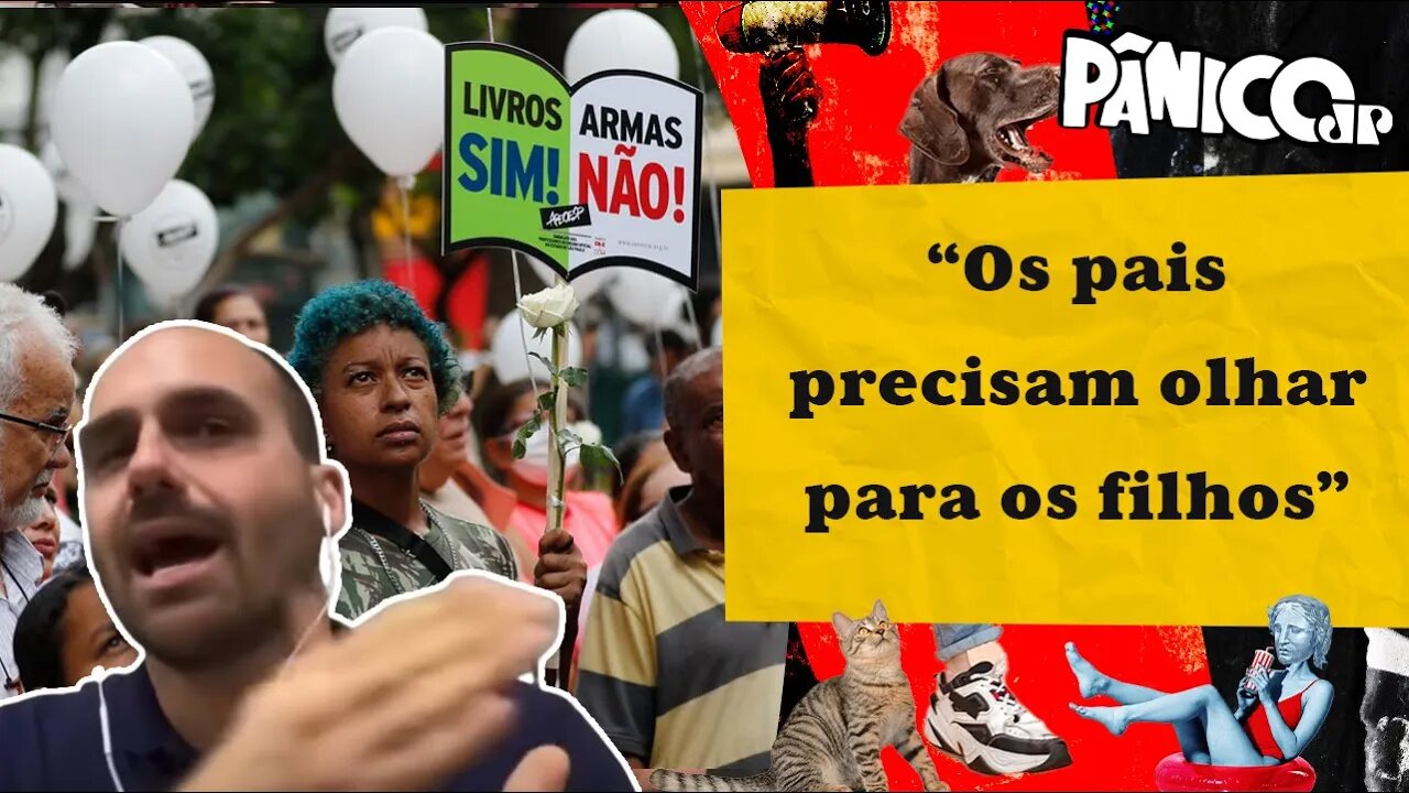 EDUARDO BOLSONARO OPINA SOBRE SEGURANÇA NAS ESCOLAS