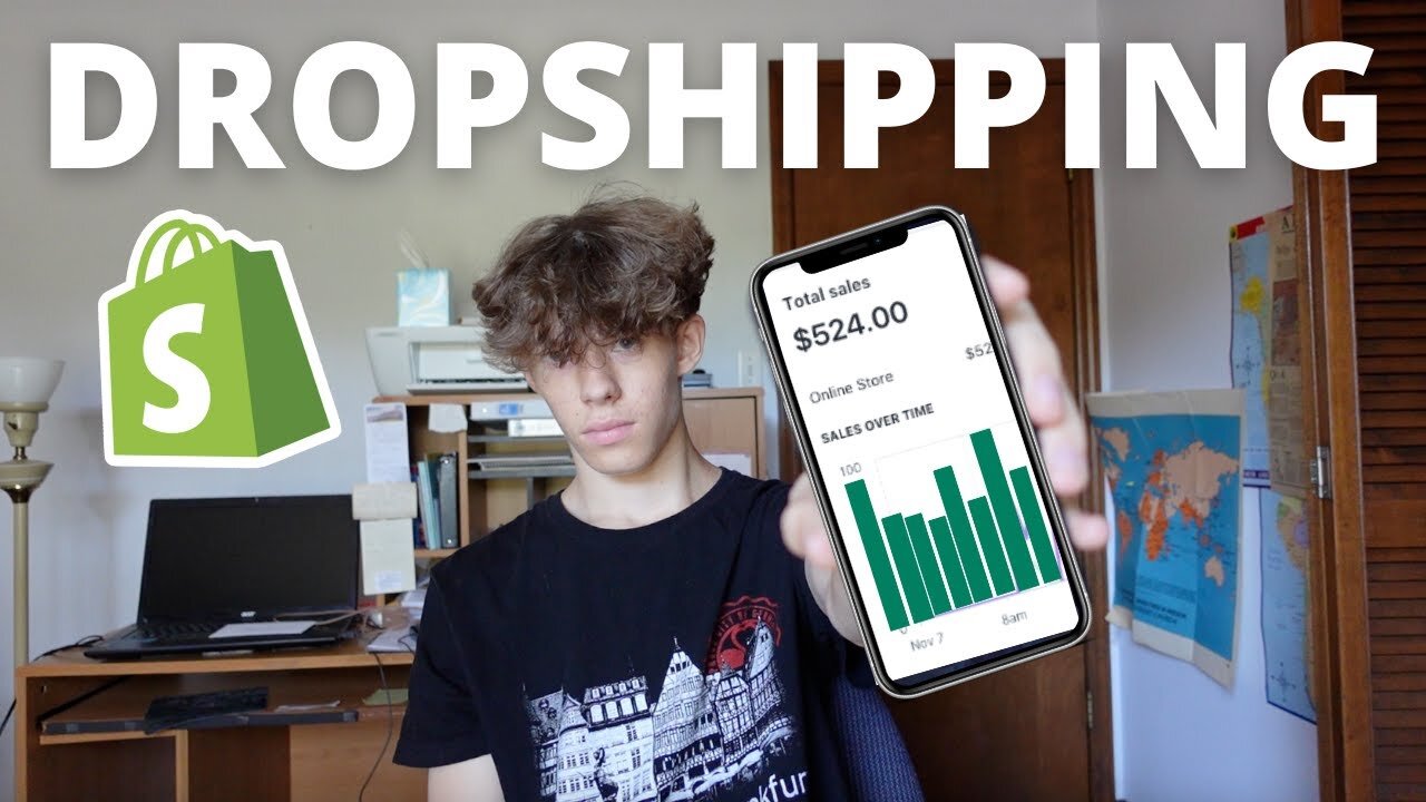 I Tried Shopify Dropshipping For 1 Month (With NO Money)