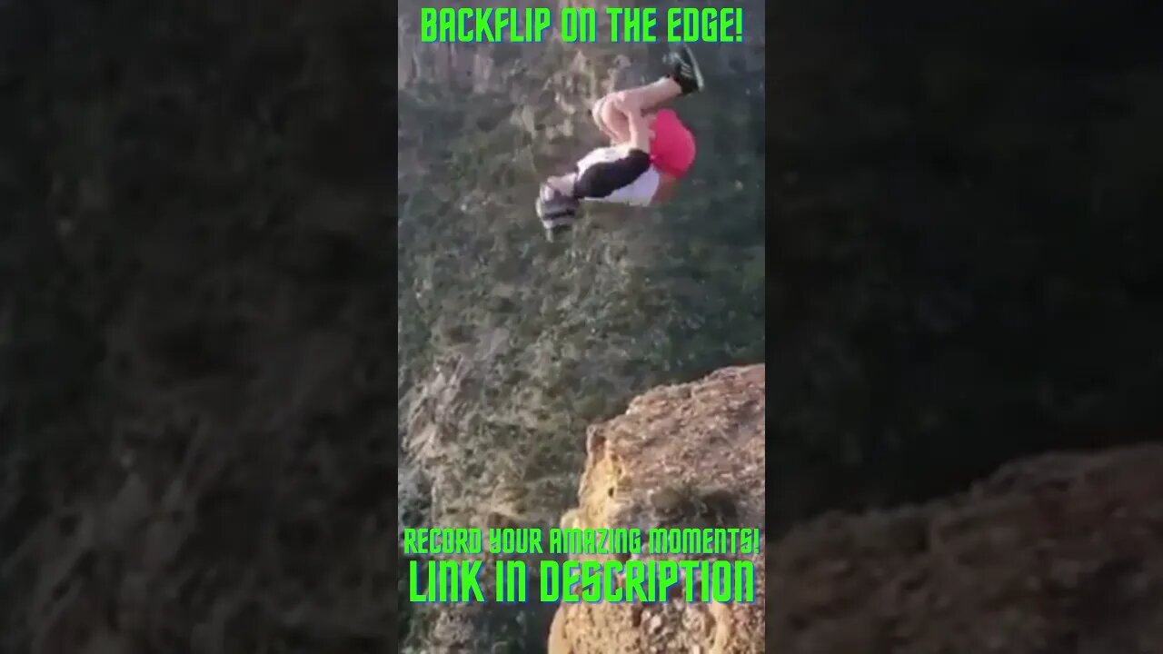 Back Flip On The Edge of a Cliff! #Shorts #YoutubeShorts #Backflip #Acrobat #Acrobatics #Flip