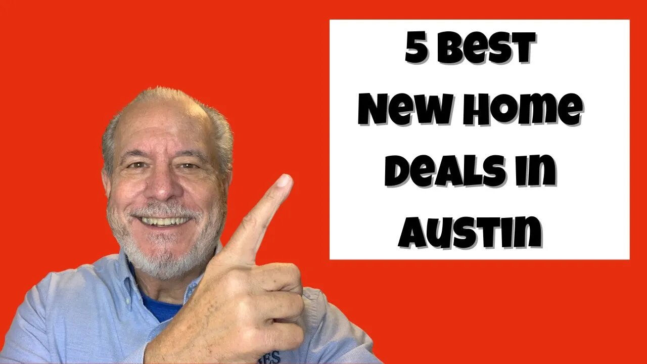 5 Best New Home Deals in Austin