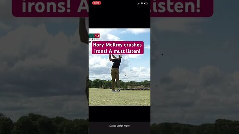 Rory McIlroys iron shots sound like heaven to a golfer! #golf #rorymcilroy #tomgillisgolf