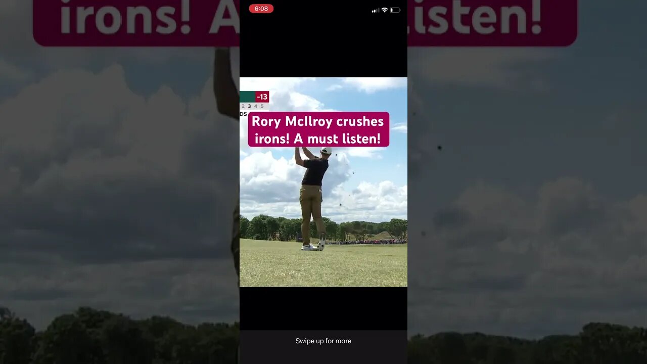 Rory McIlroys iron shots sound like heaven to a golfer! #golf #rorymcilroy #tomgillisgolf