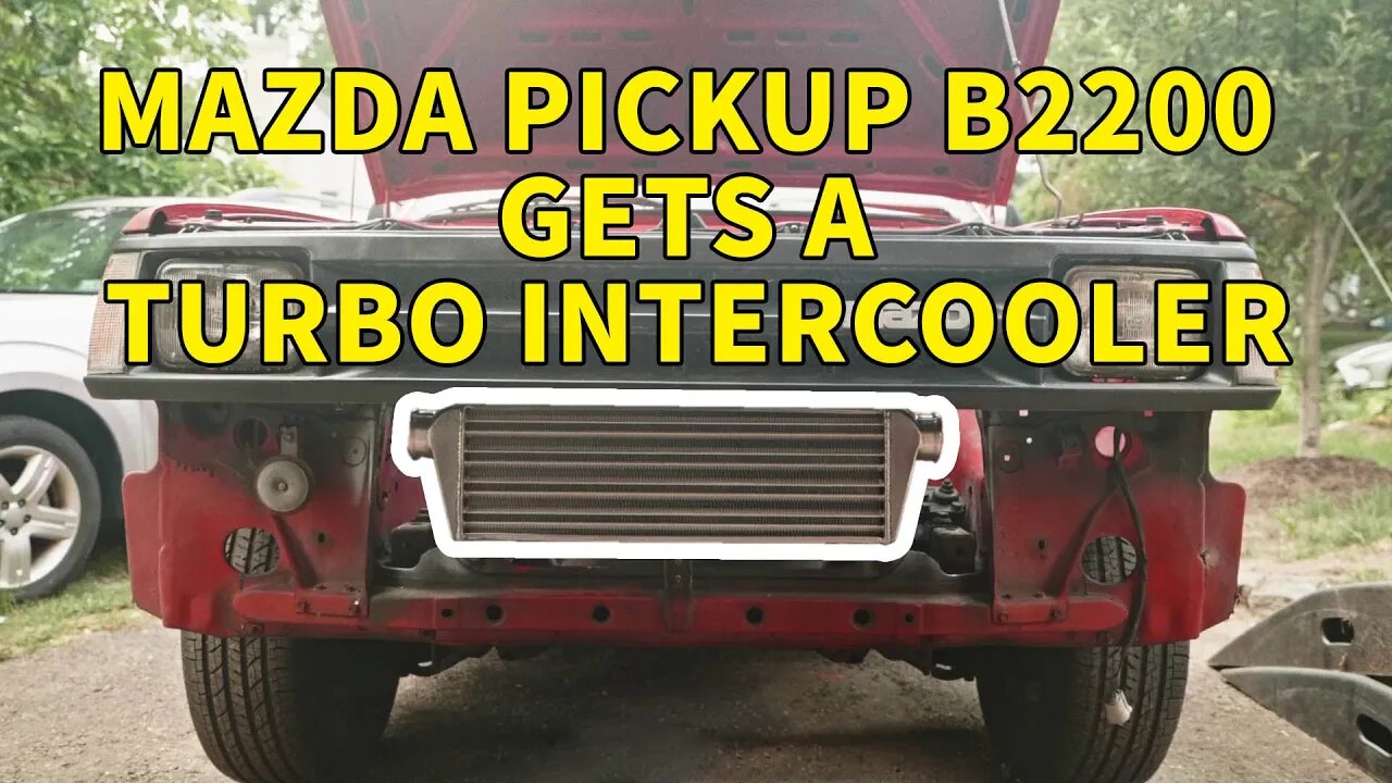 B2200 Turbo BP Engine Build Series Part 004 - Intercoooler & Radiator Mounts with Flex-A-lite fans 💥