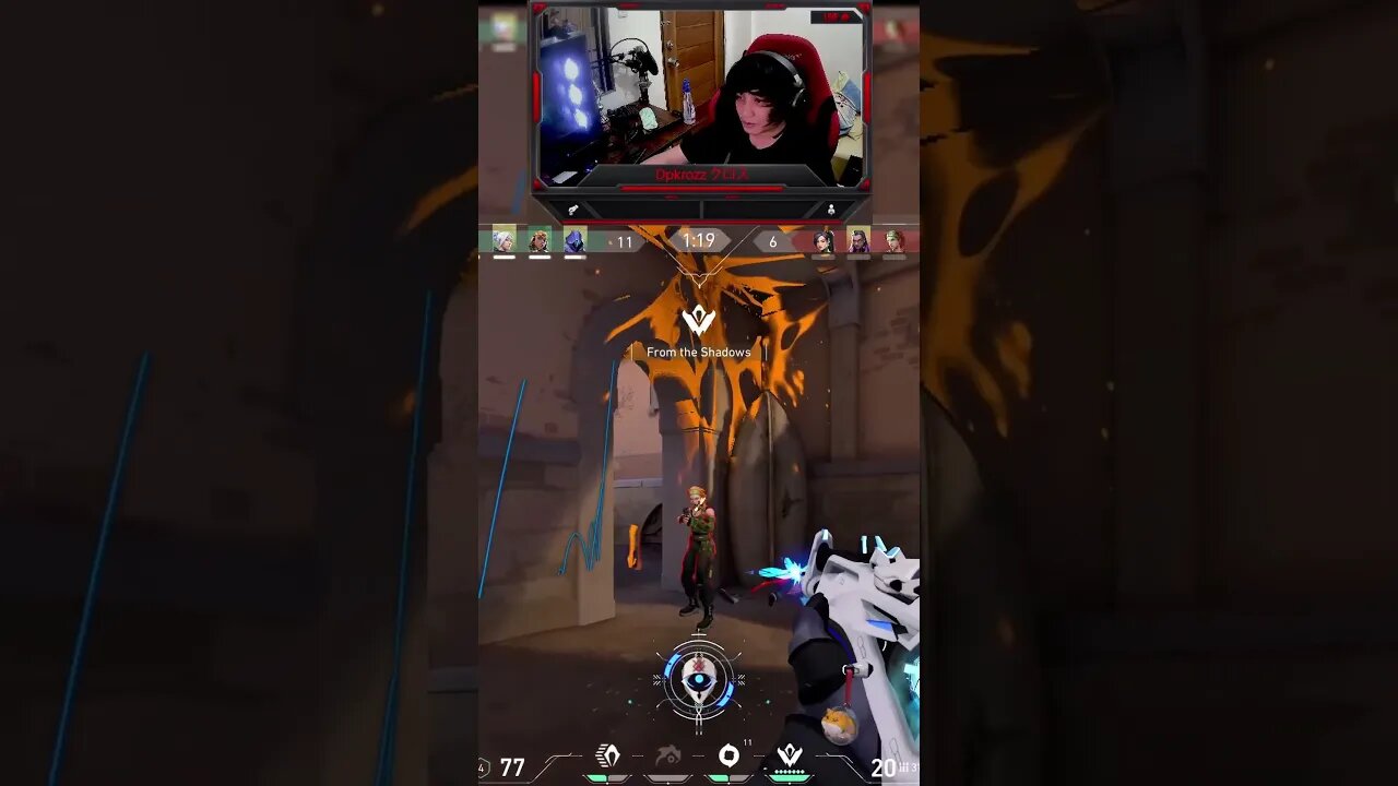 4 vs 1 Situation and I am not leaving B Site Ascent #shorts