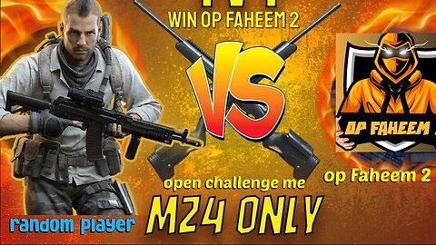 Op faheem 2 YouTube channel 😈😈😈 Room 1 vs1 m24 win op Faheem 2