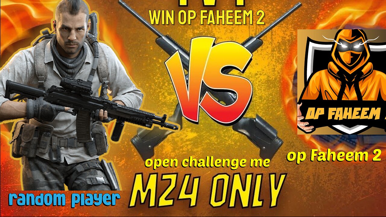 Op faheem 2 YouTube channel 😈😈😈 Room 1 vs1 m24 win op Faheem 2