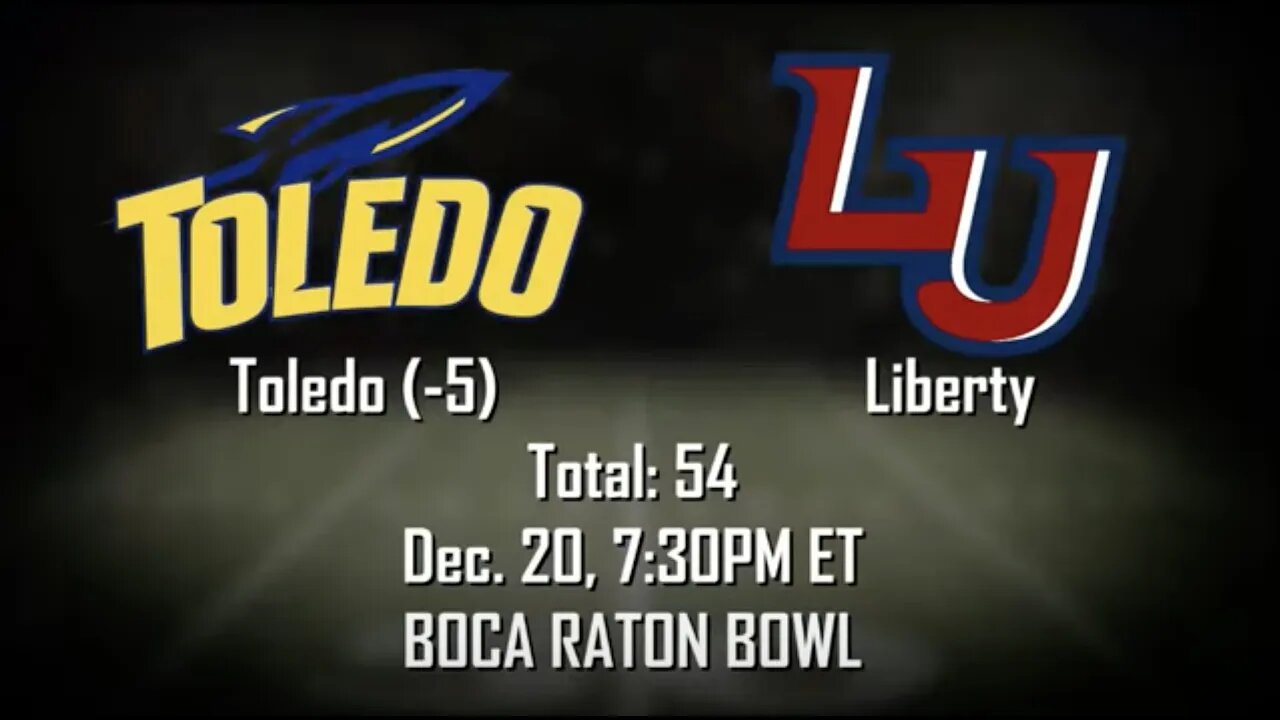 Liberty vs Toledo Prediction and Picks | Boca Raton Bowl Betting Advice and Tips | December 20