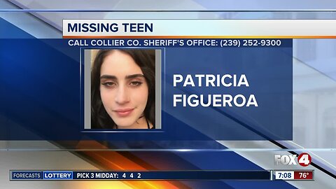 Collier County teen Patricia Figueroa reported missing Thursday