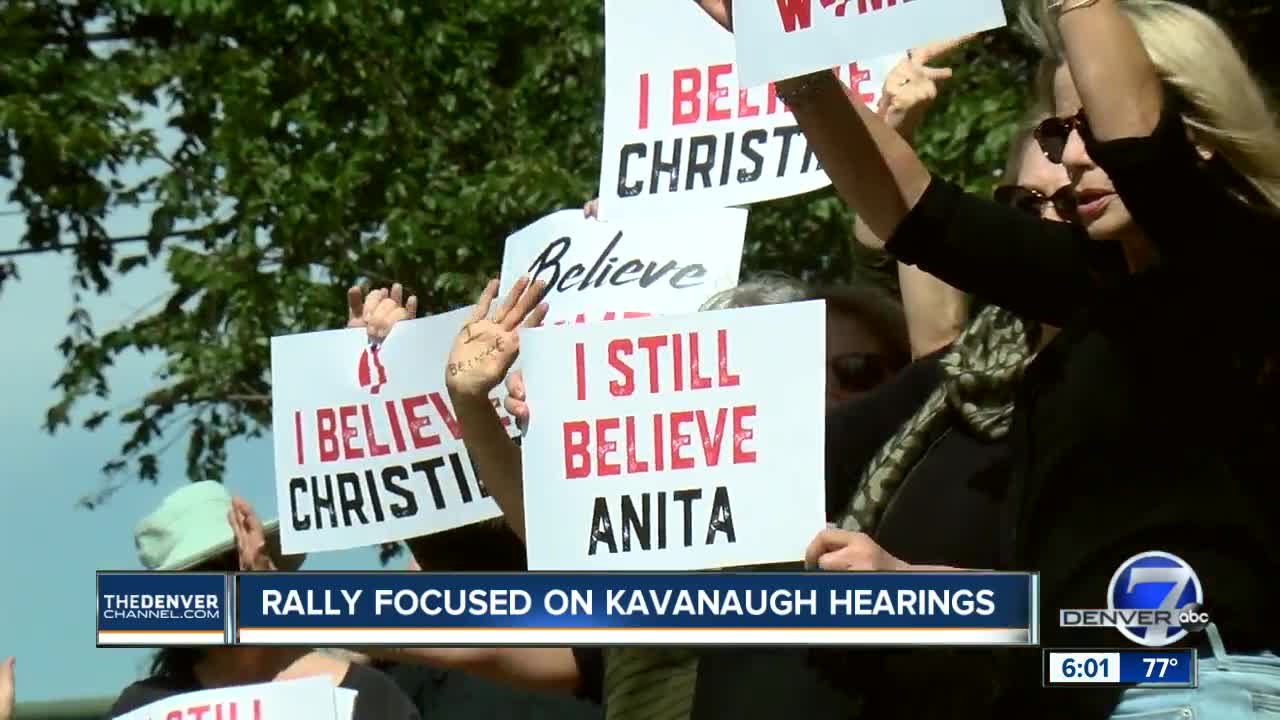 Colorado rally focused on Kavanaugh hearings