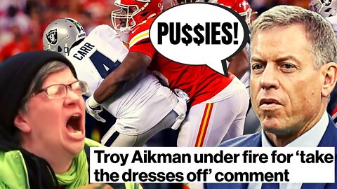 Troy Aikman ATTACKED By Woke Mob For Telling NFL To "Take The Dresses Off" Over Terrible Penalties