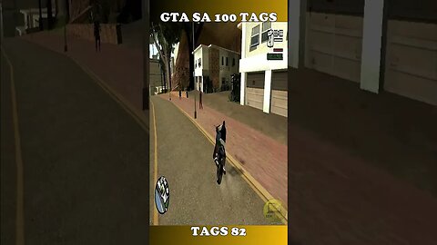 GTA SAN ANDREAS 100 TAGS TAG 82 #shorts #semedissaum #gta