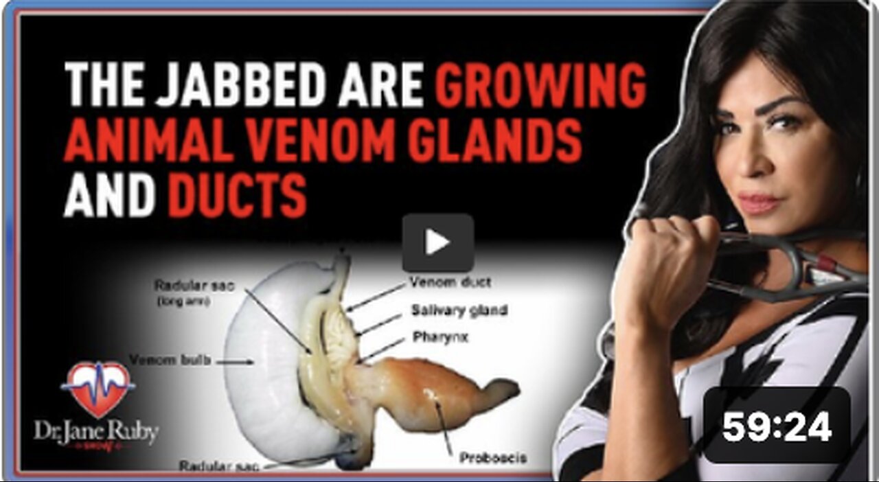 The Jabbed Are Growing Animal Venom Glands and Ducts