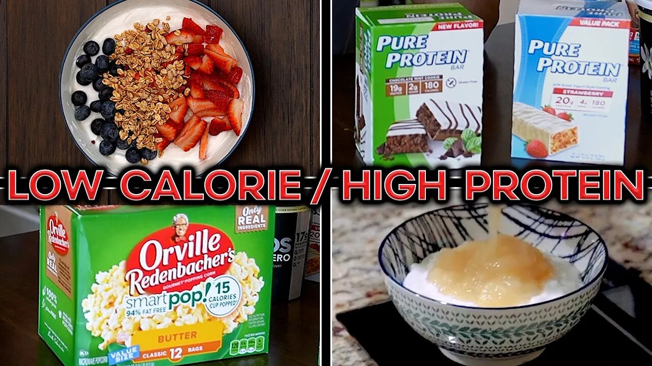 5 LOW Calorie HIGH Protein SNACK Ideas – STAY/GET Lean & Build MUSCLE