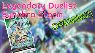 NEW Yu-Gi-Oh! Legendary Duelist Synchro Storm 3X Boxes Opening