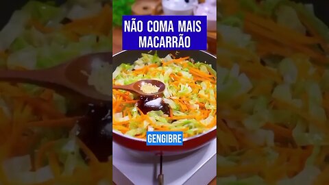 MACARRÃO LOWCARB SUPER GOSTOSO 😍🍝 | Receitas #Shorts