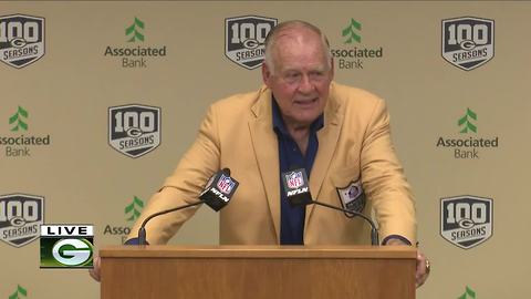 Jerry Kramer honored at Packers game