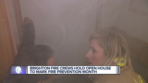 Brighton fire crews hold open house to mark fire prevention month