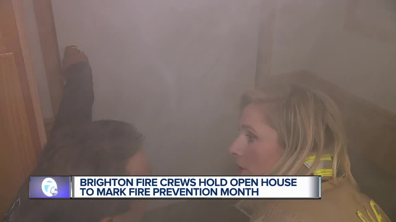 Brighton fire crews hold open house to mark fire prevention month