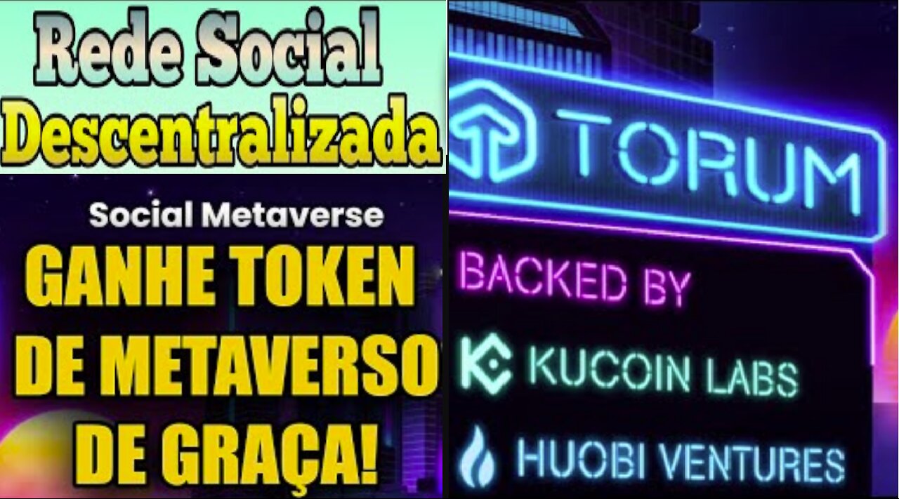 【SocialFi Torum】Ganhe 500 XTM ($378) | Já listado | Tokens de Graça | Social Metaverso Pagando