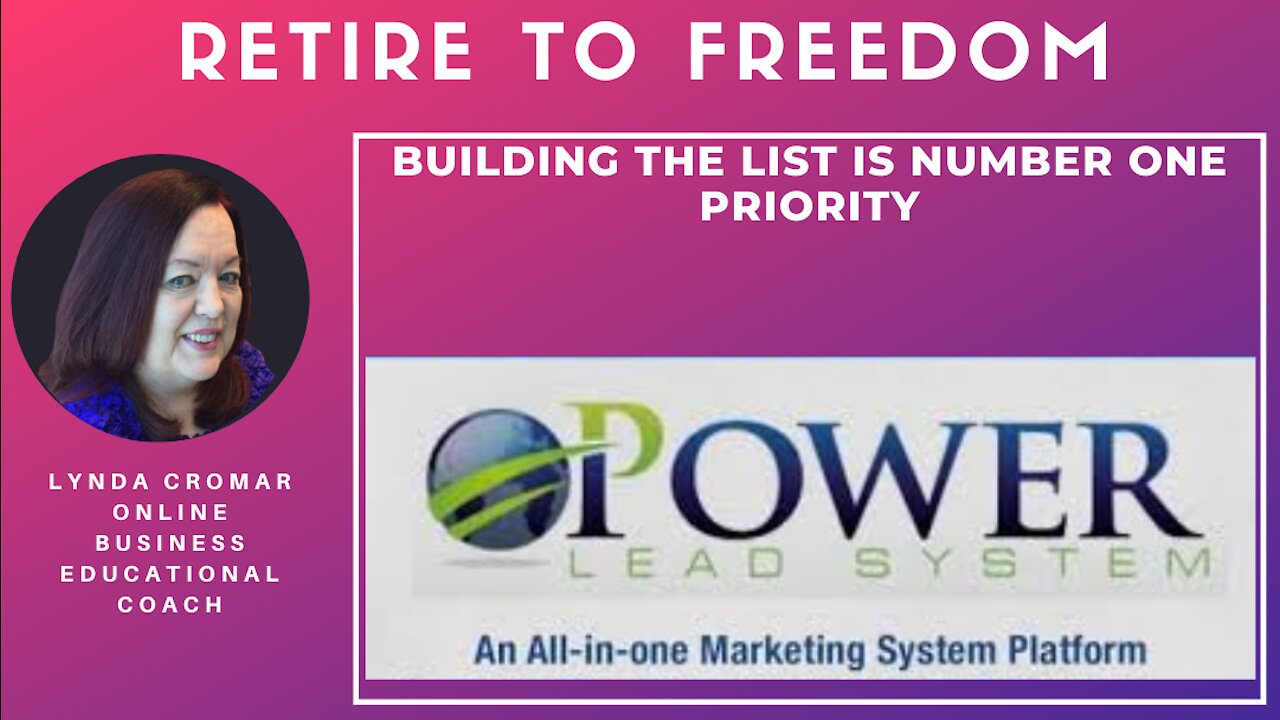Building The List Is Number One Priority