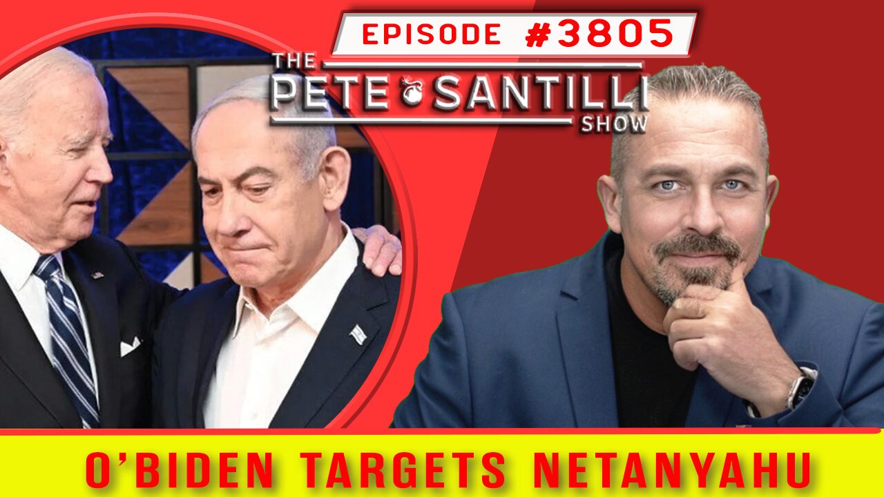 PRO-JIHAD, ANTI-ISRAEL O’BIDEN TARGETS NETANYAHU [THE PETE SANTILLI SHOW #3805 11.2.23@8AM]