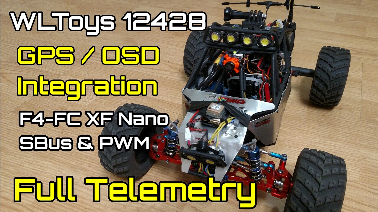 WLToys 12428 // GPS-OSD Integration // Crossfire Nano // Full Telemetry