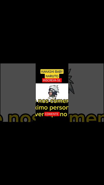 COMO DESENHAR KAKASHI BABY - NARUTO #naruto #kakashi #desenho