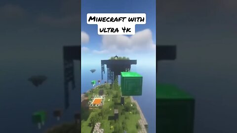 Minecraft gameplay with ultra 4k #minecraft #minecraftshorts