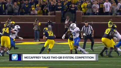 Dylan McCaffrey likes Michigan's two-QB system, says he supports Shea Patterson