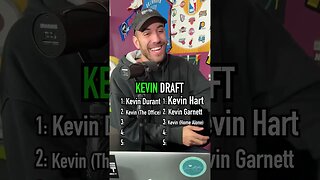 The KEVIN Draft!! Who’s Going 1st Overall?! #shorts #draft #kevin #podcast