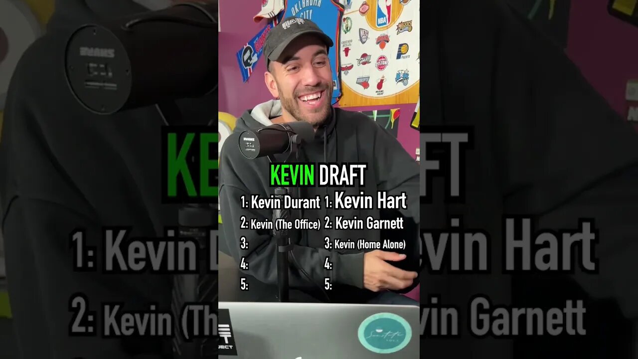 The KEVIN Draft!! Who’s Going 1st Overall?! #shorts #draft #kevin #podcast