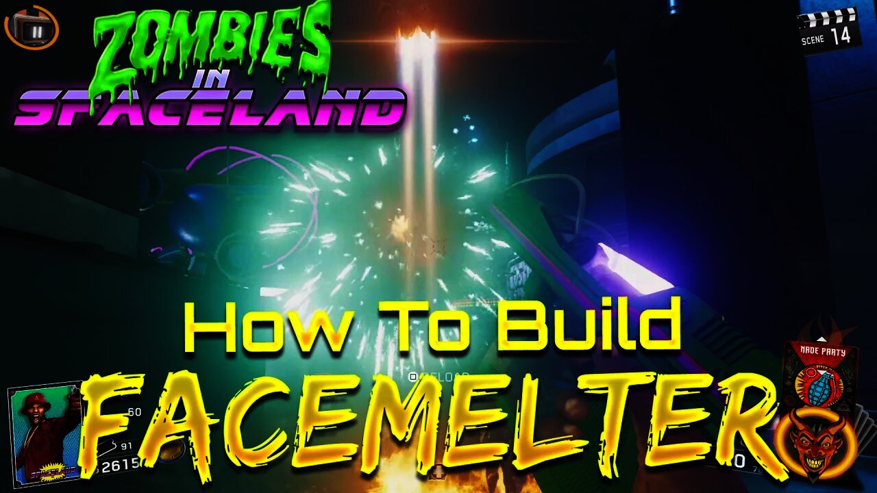 "FACEMELTER" WONDER WEAPON TUTORIAL! (Infinite Warfare Zombies) - ZOMBIES IN SPACELAND EASTER EGG