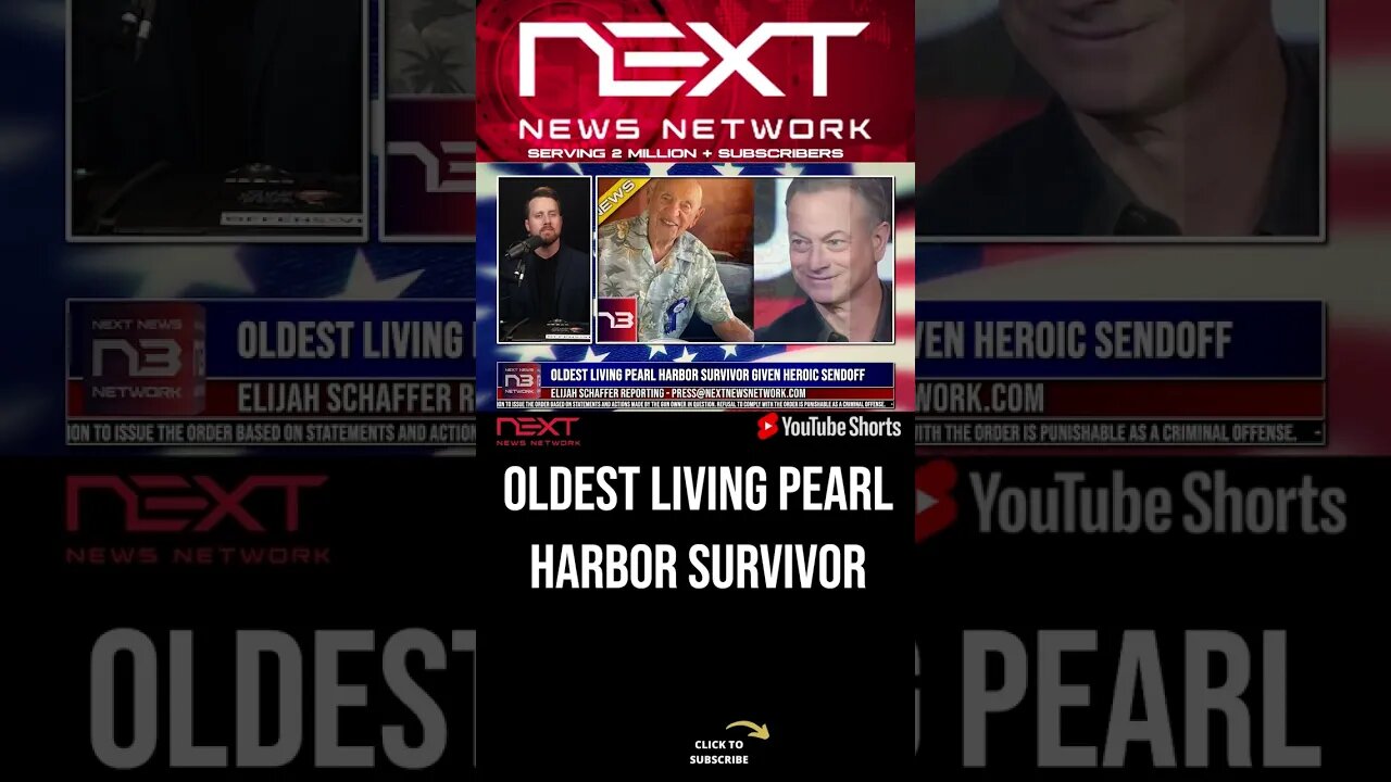 Oldest Living Pearl Harbor Survivor Given Heroic Sendoff #shorts